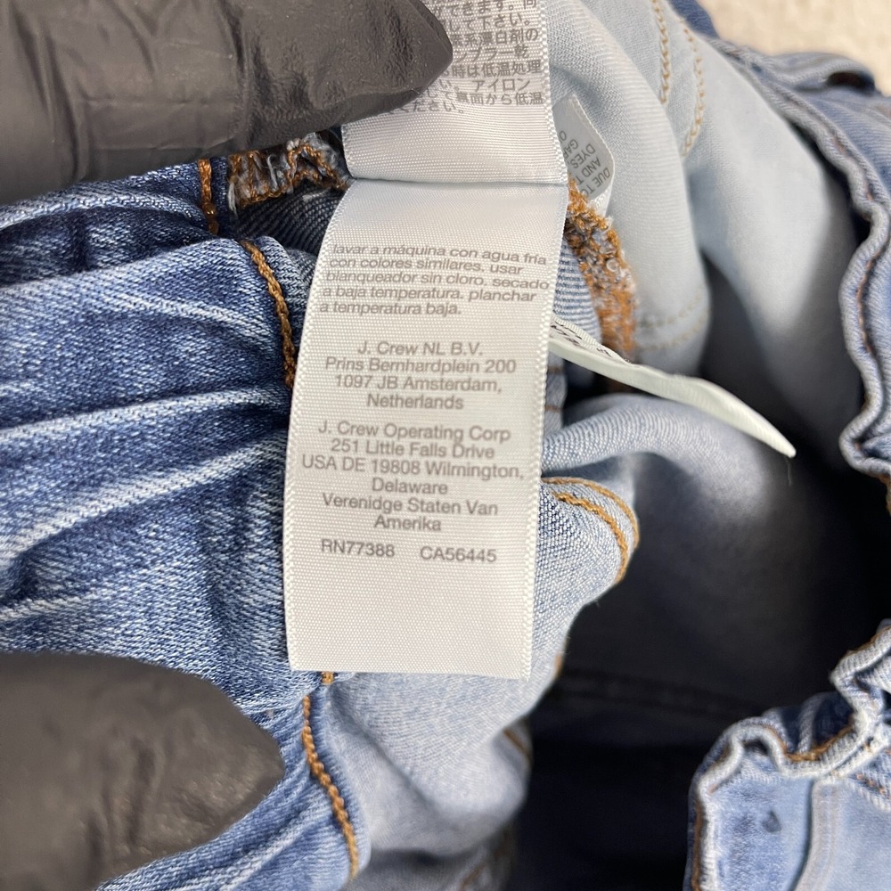 Madewell Blue Denim Pull On Straight Leg Jeans Womens High-Rise Casual Size 26‎ - Picture 16 of 16